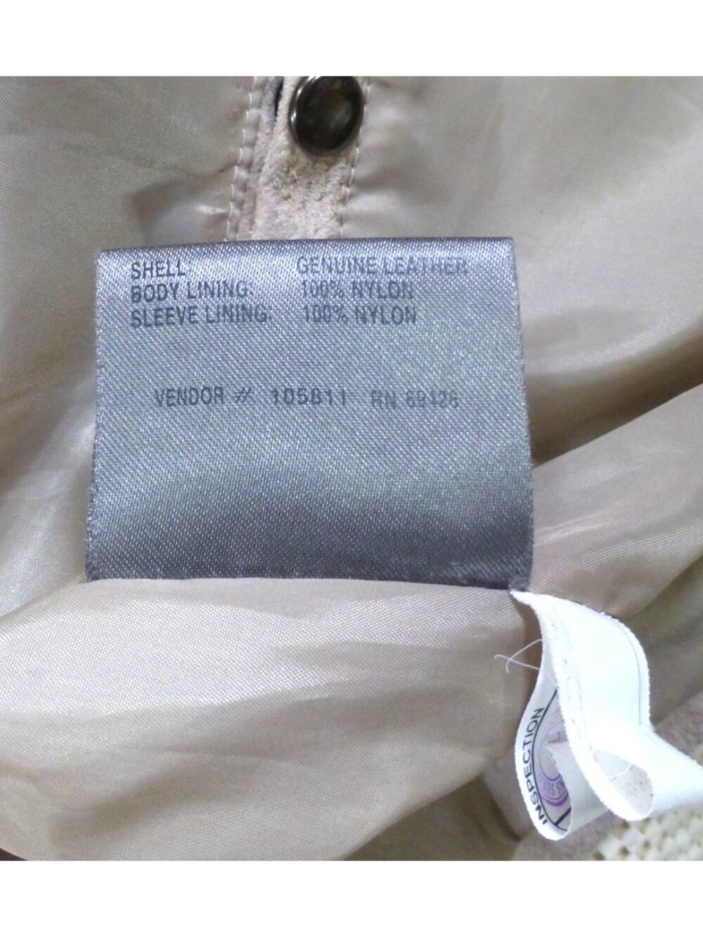 VTG Wilsons Leather Womens Tan Suede Jacket M Genuine Leather Full Zip Classic S - Picture 5 of 16